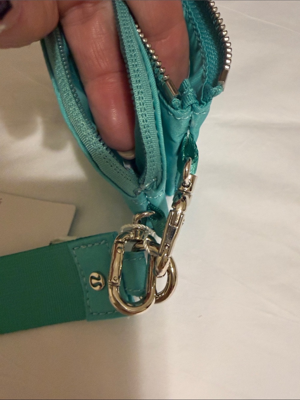 Lululemon Dual Pouch Wristlet in Teal - Picture 10 of 11